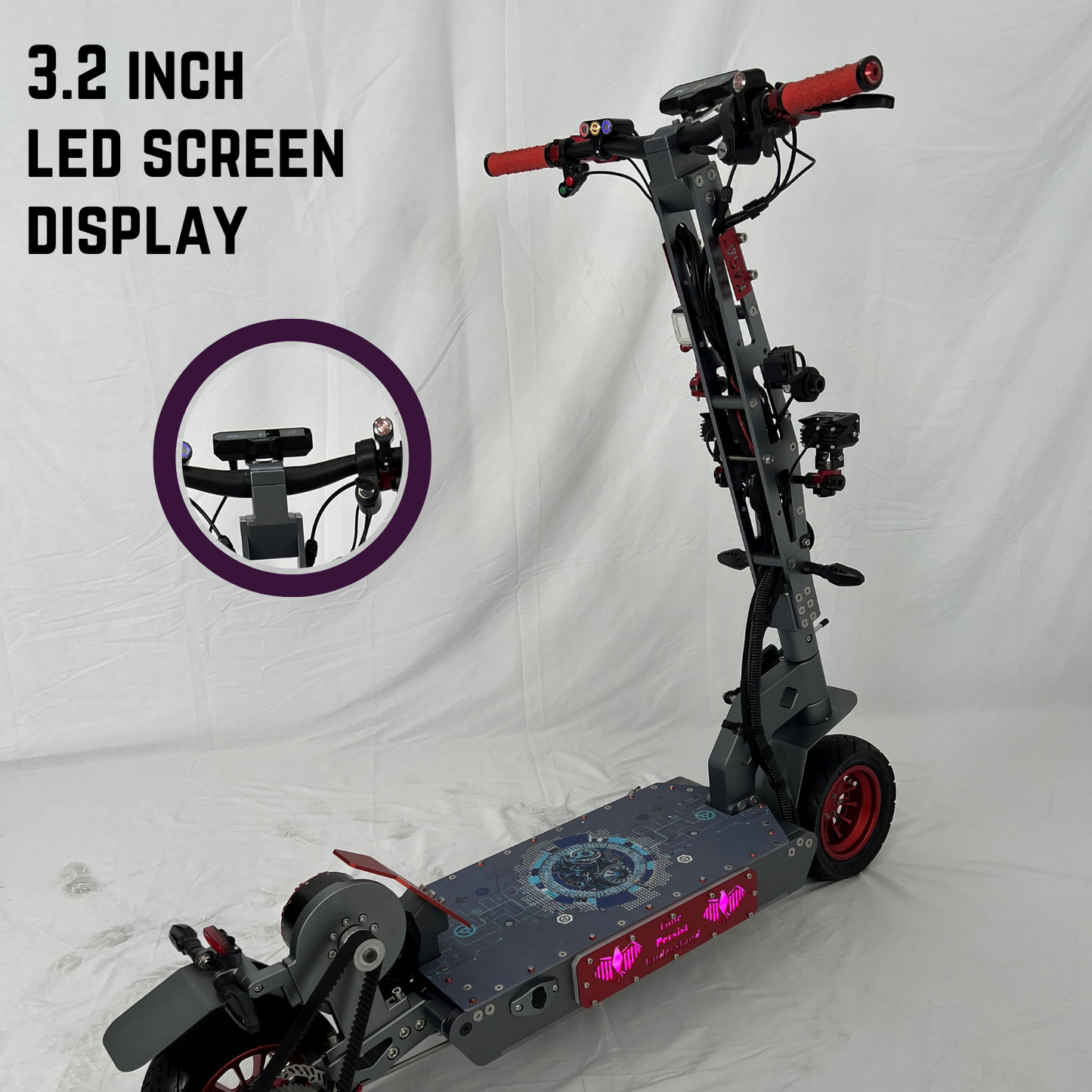 Kasa 12000W Electric Scooter Foldable E-Scooter 11" Off Road Tyre Brushless Motor