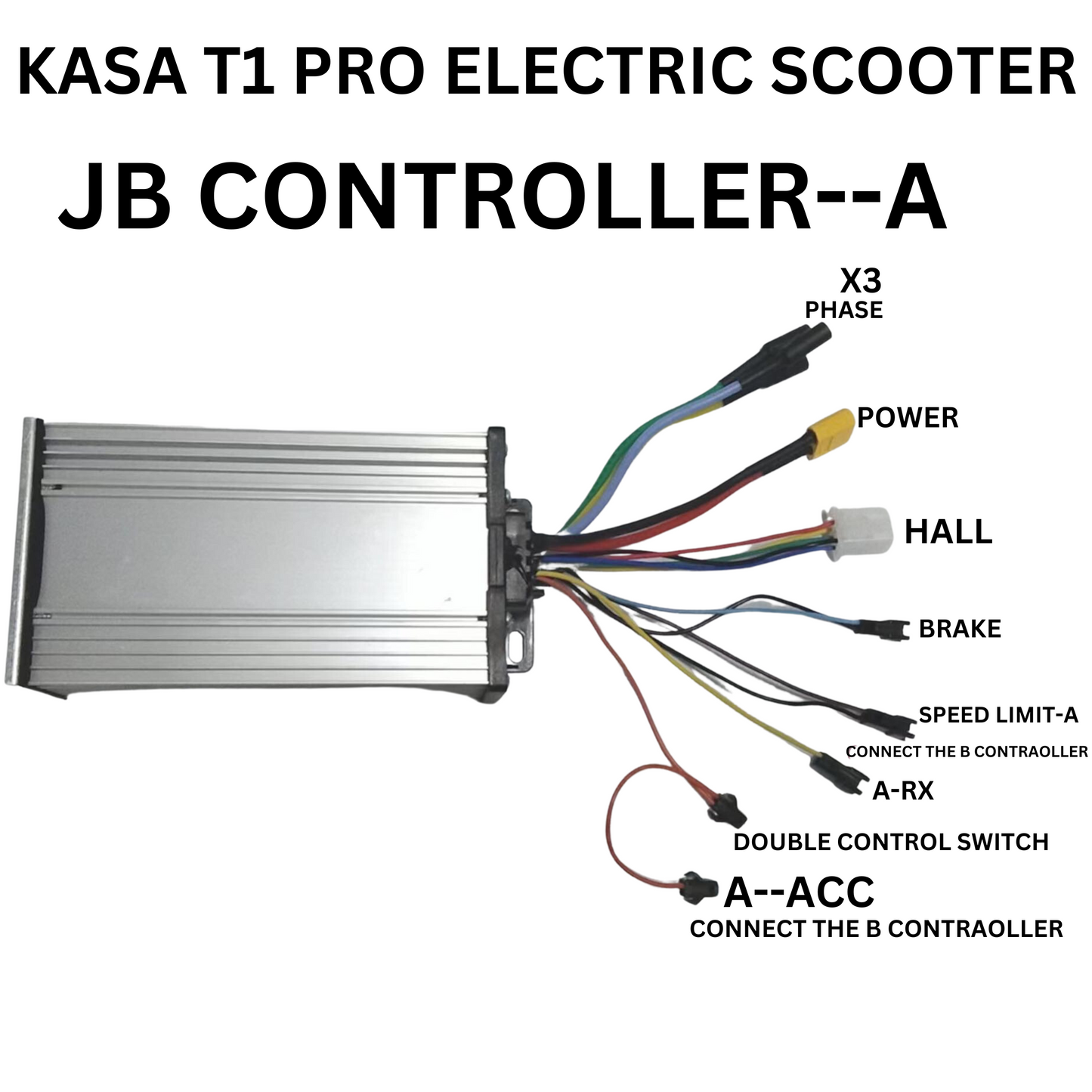 48V Brushless Front wheelhub Motor Controller 30A For Kasa T1 Pro 4000W Electric Scooter