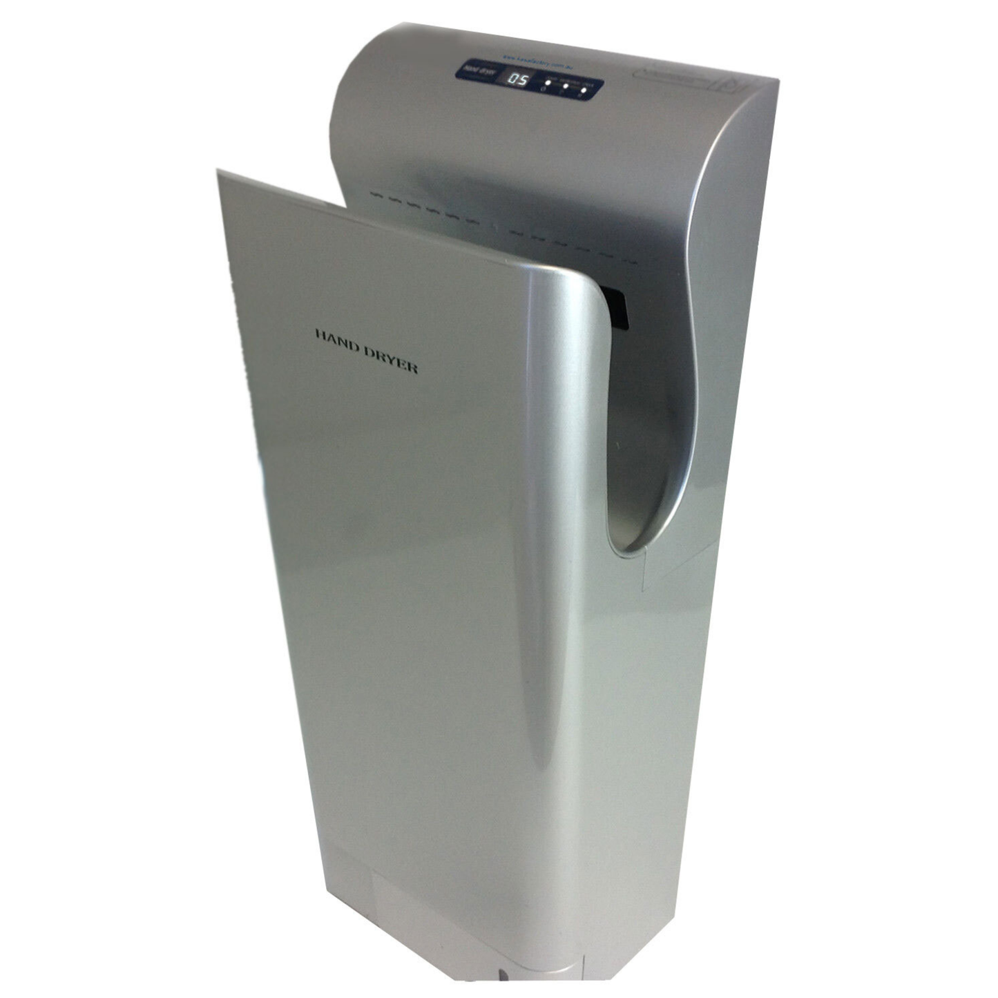 AUTOMATIC HAND DRYER, SILVER, COMMERCIAL GRADE BATHROOM, RESTROOM, TOILET