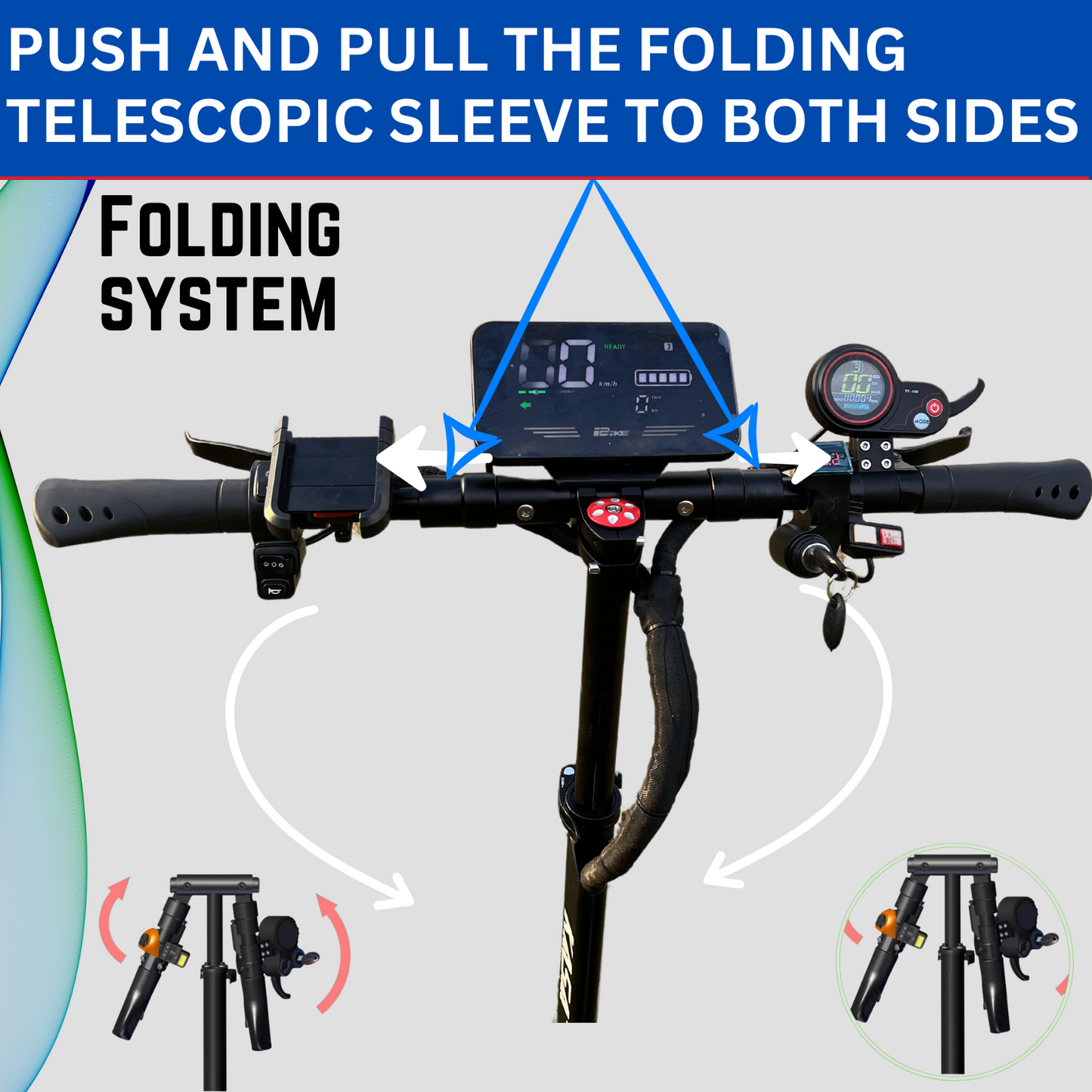 Kasa 4000W Electric Scooter Foldable Powerful 48V 21Ah Lithium Ion Battery 10" Off Road Tyre Brushless Motor