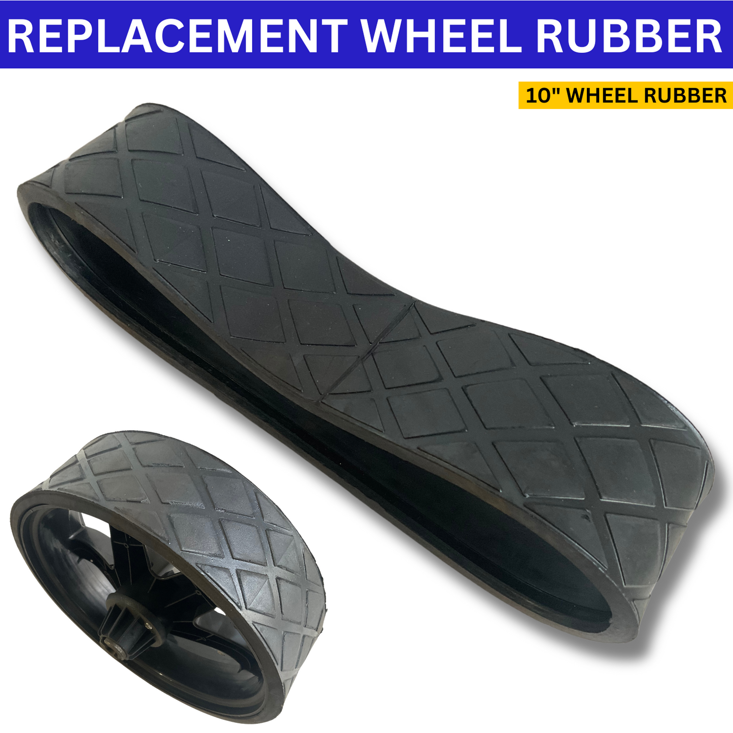 Replacement Wheel Rubber Golf Buggy Suitable for Kasa S7-R & S7-E Buggy