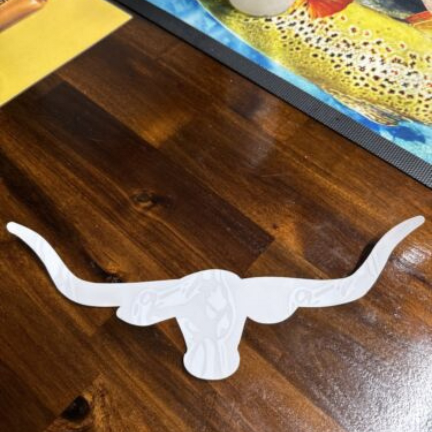 New Longhorn Bull Horns Sticker Decal Car Stickers Car Window 300 X 100mm