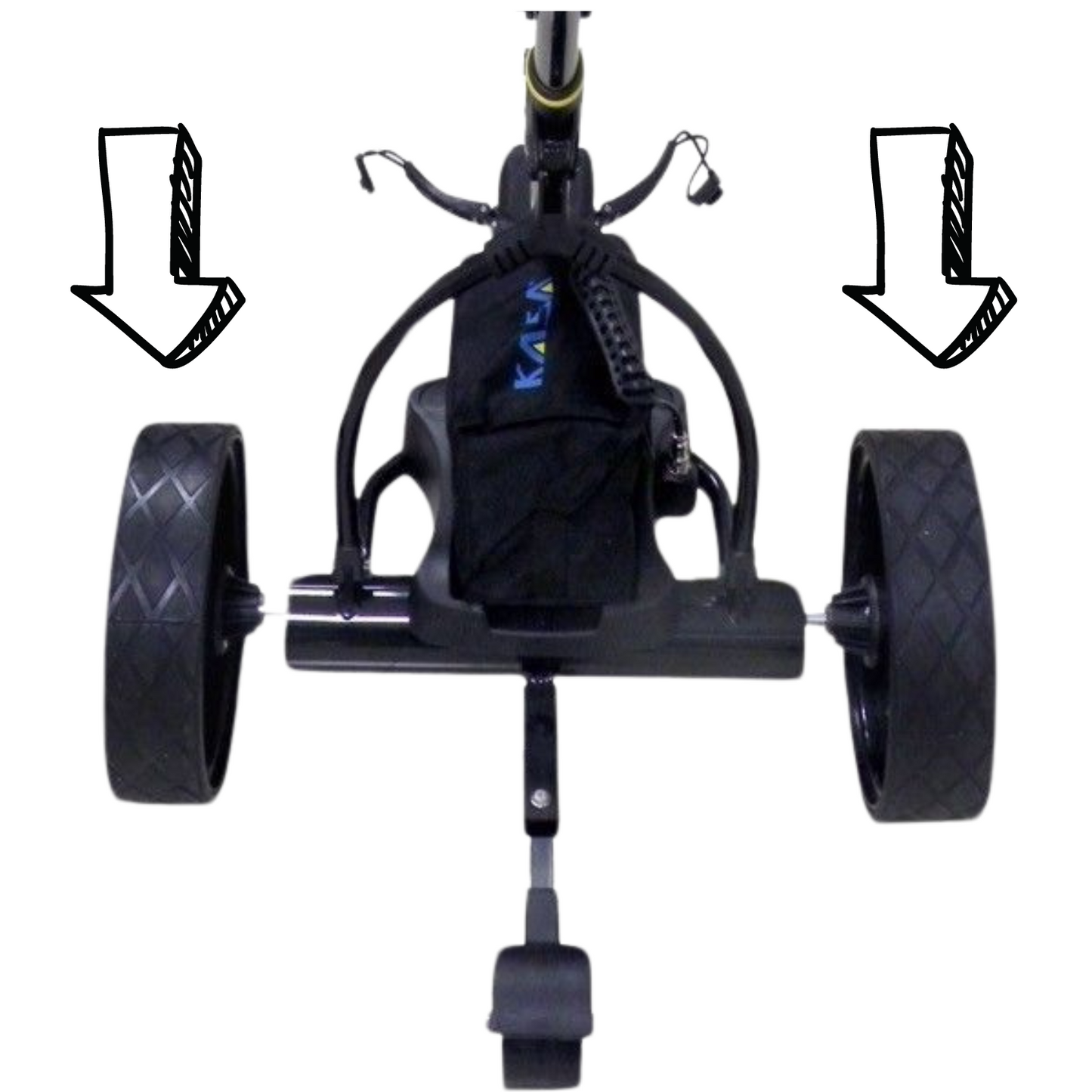 Replacement Wheel Rubber Golf Buggy Suitable for Kasa S7-R & S7-E Buggy