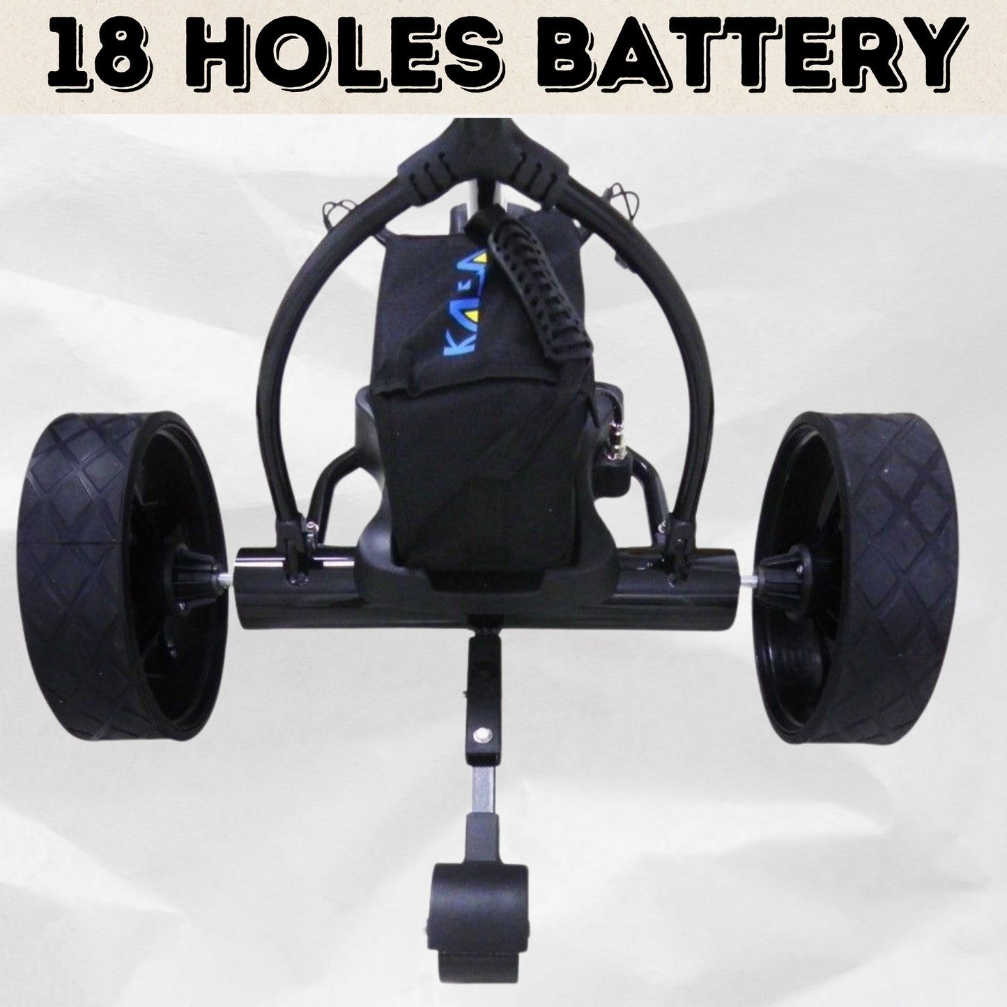 KASA Electric Golf Buggy Golf Trolley Motorised 12V 36AH Remote Control Aluminum Foldable 18 Holes Caddy