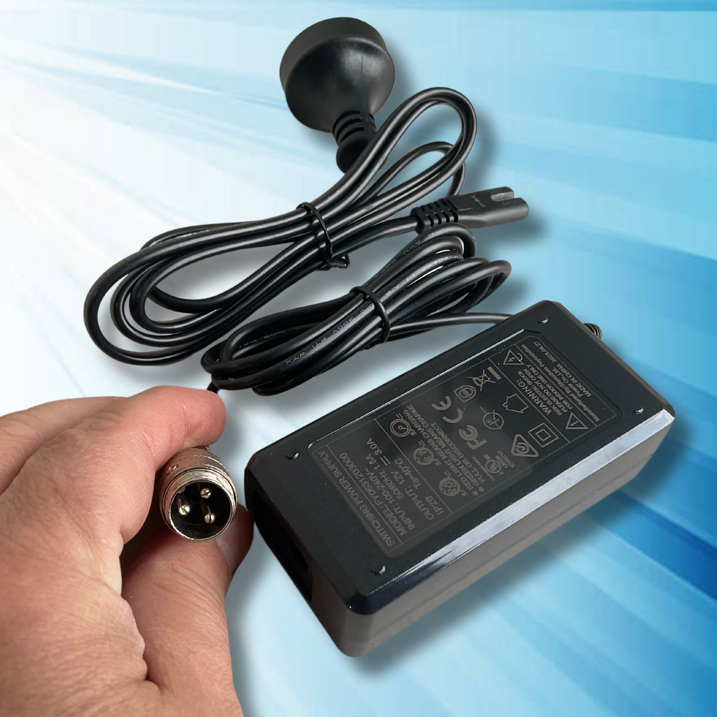 12V Replacement Battery Charger Golf Buggy 3A Suitable For S7-R Kasa Buggy