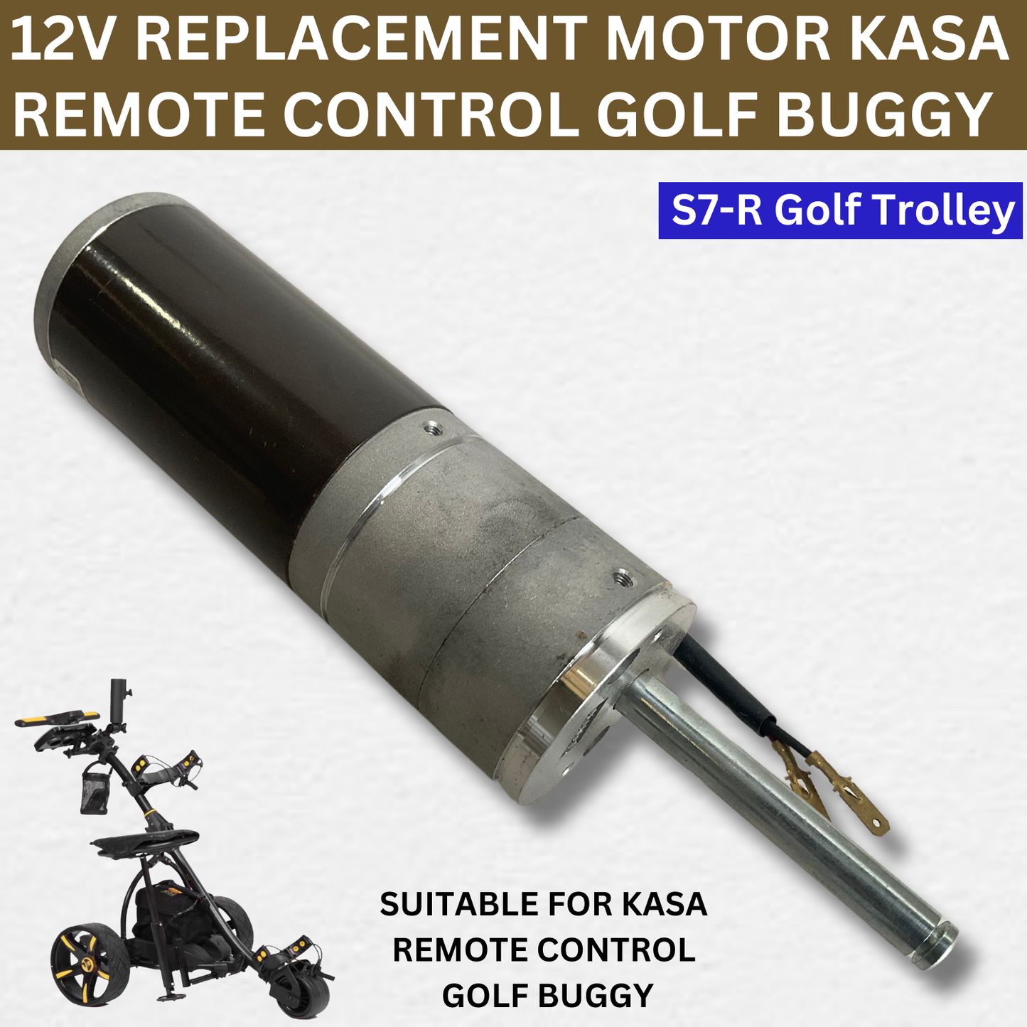 12v Replacement Motor for Kasa Electric Remote Control Golf Cart Buggy S7-R