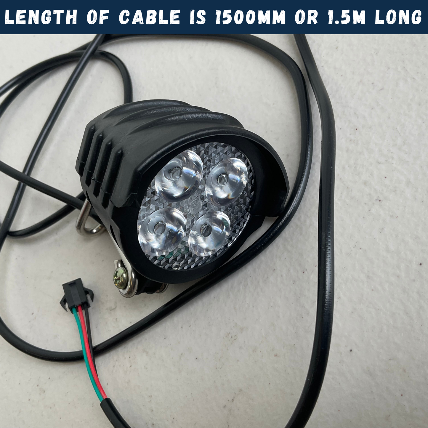 Replacement Front Led Light with Built-in Horn for KASA T1 Pro Electric Scooter