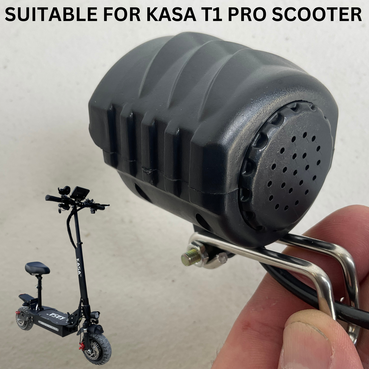 Replacement Front Led Light with Built-in Horn for KASA T1 Pro Electric Scooter