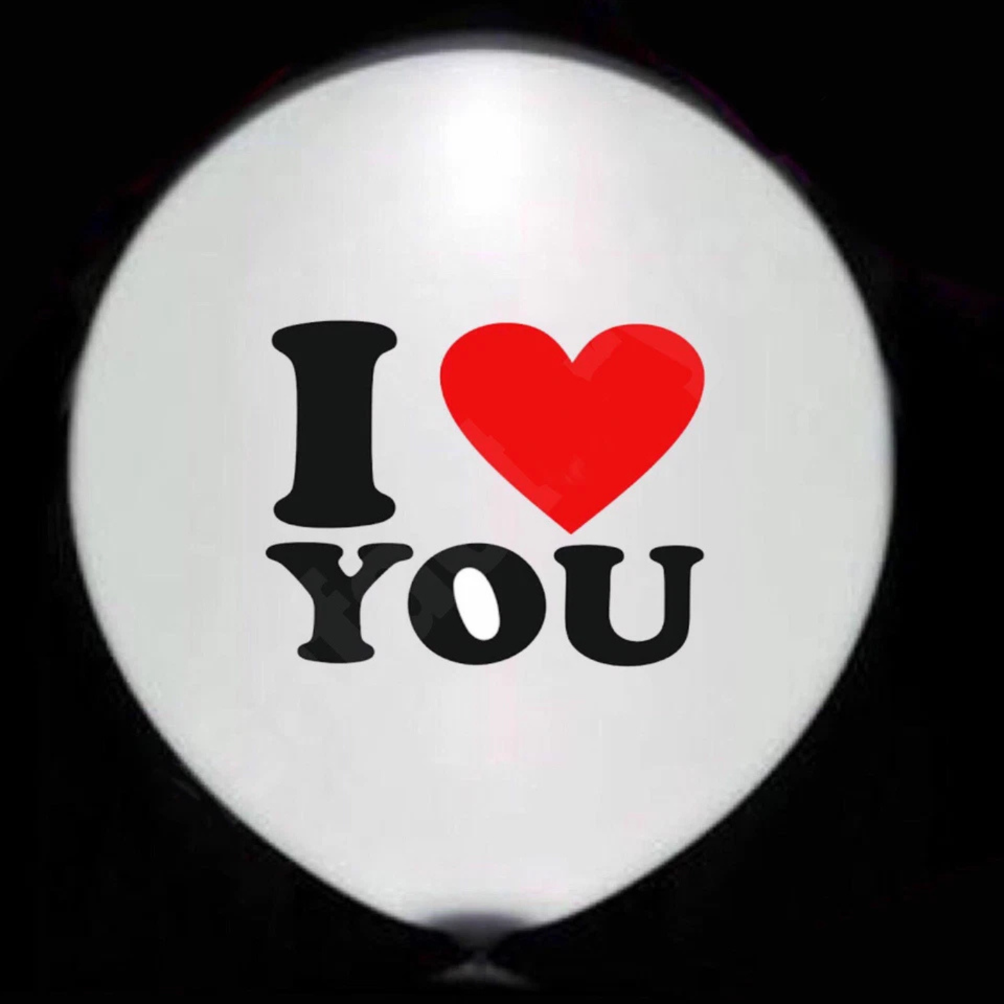KASA LED Party Balloons I Love You 12 Inch Wedding Anniversary Valentine 3 Pack