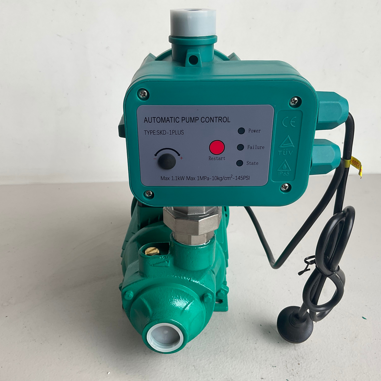 KASA 220V Fully Automatic Electric High Pressure Water Pump Pool Tank Garden Pump Car Wash Pump Irrigation With Controller
