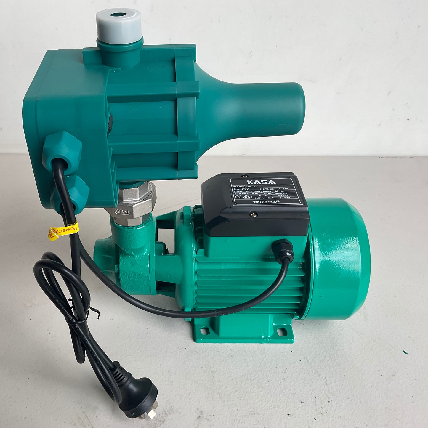 KASA 220V Fully Automatic Electric High Pressure Water Pump Pool Tank Garden Pump Car Wash Pump Irrigation With Controller