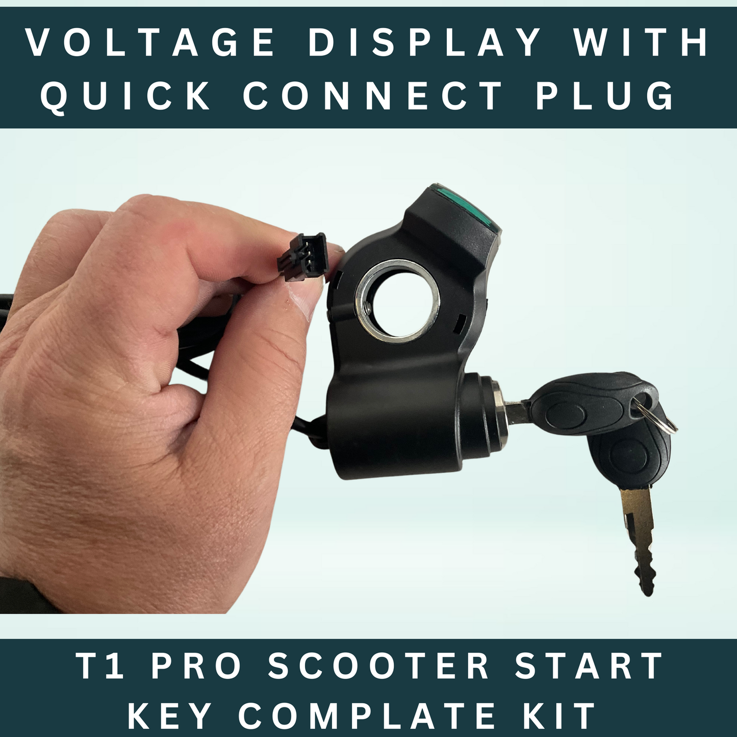 Starter Switch Lock Key Kasa Electric Scooter Suitable for 4000w T1 Pro Scooter