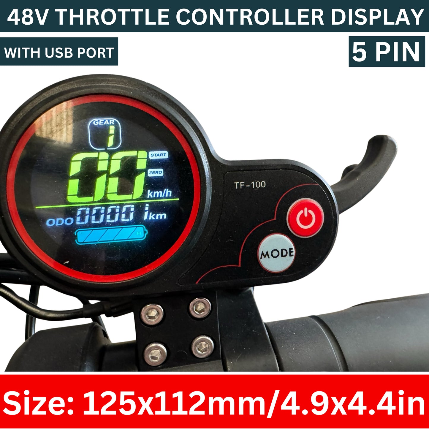 KASA 48V Throttle Controller Instrument Speedometer Suitable For Kasa T1Pro Electric Scooter