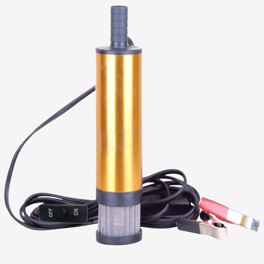 ALUMINIUM 12V DC SUBMERSIBLE TRANSFER DIESEL OIL SOLAR PUMP 44 GALLON DRUM PUMP