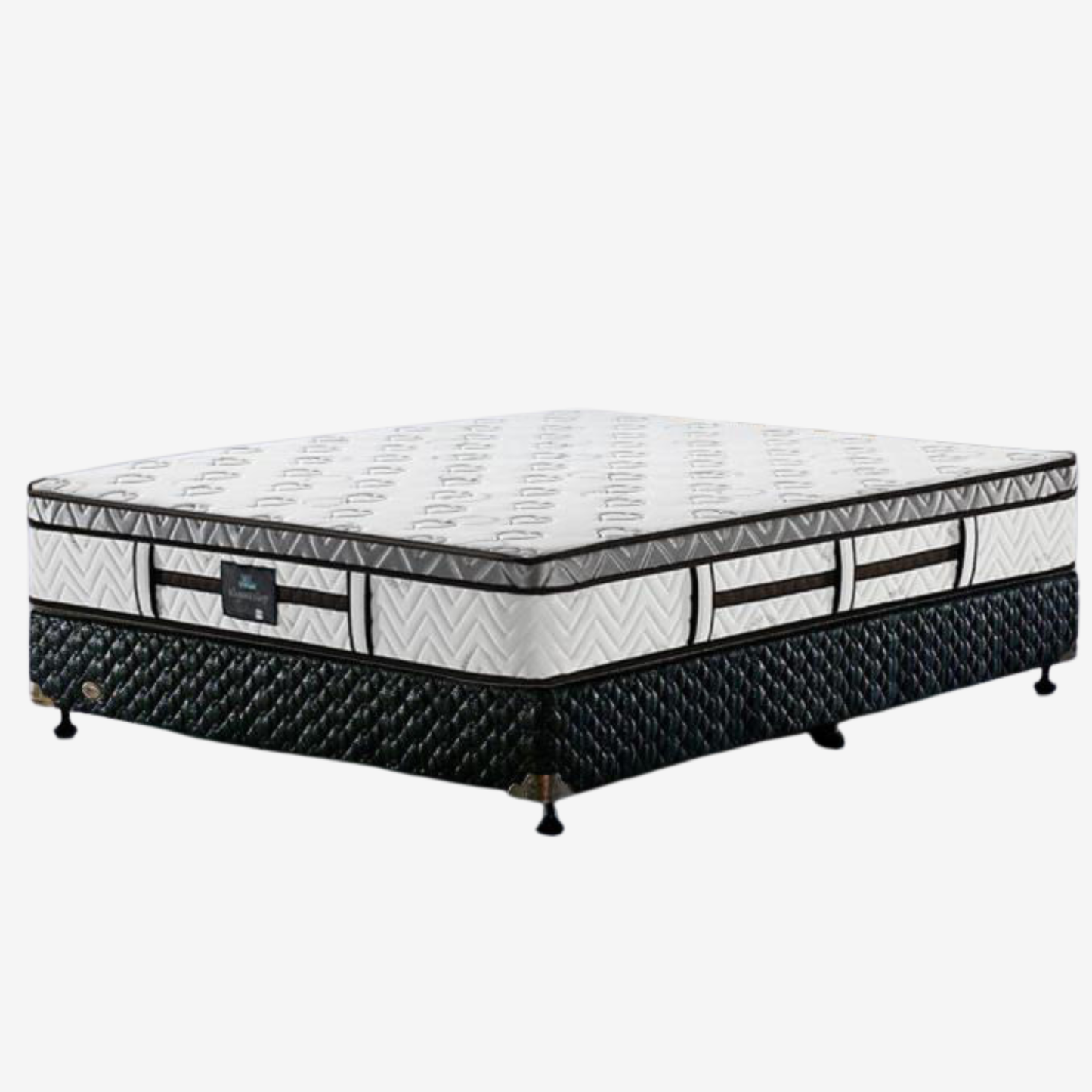 King Size Foam Mattress Pocket Spring Euro Latex Top 6 Turns 30 cm Thick Dream