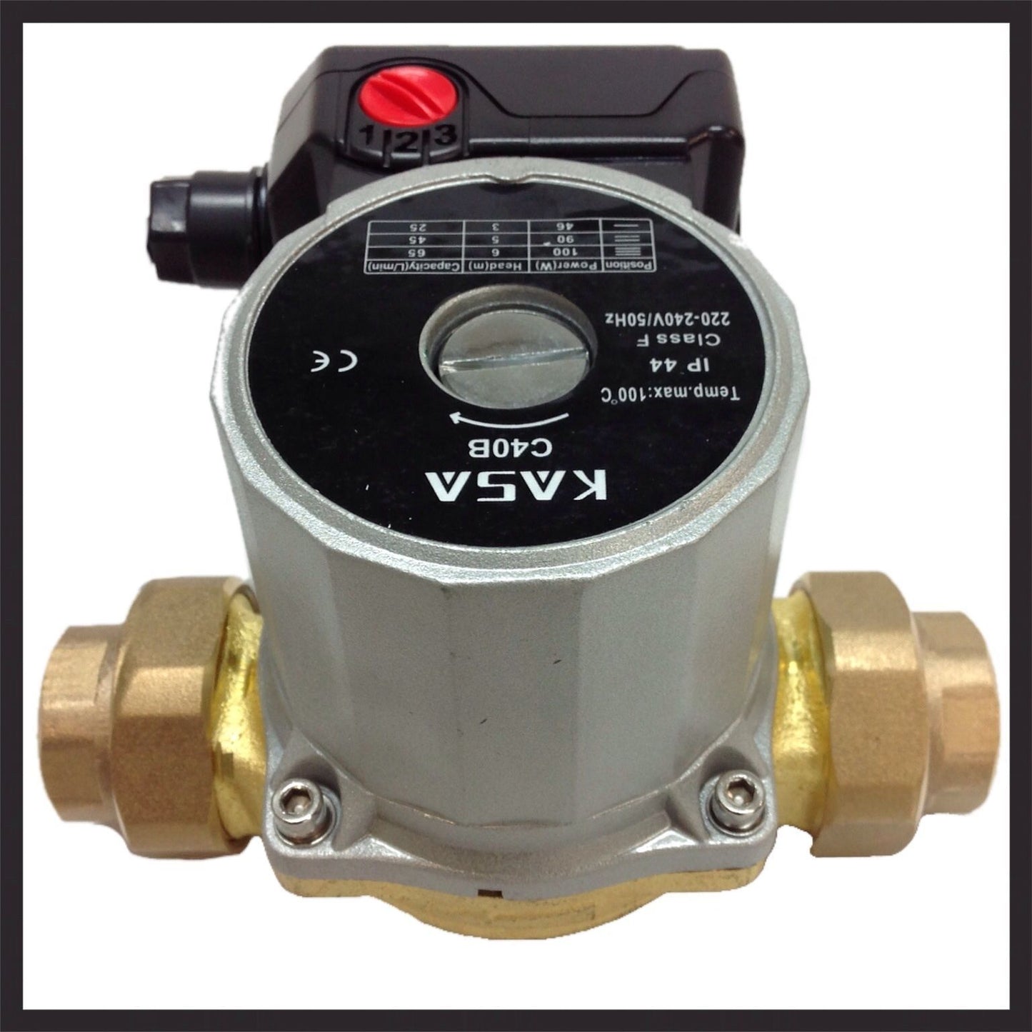 NEW 3 SPEED BRASS SOLAR HOT WATER CIRCULATION PUMP REPLACES GRUNDFOS UPS 25-60B