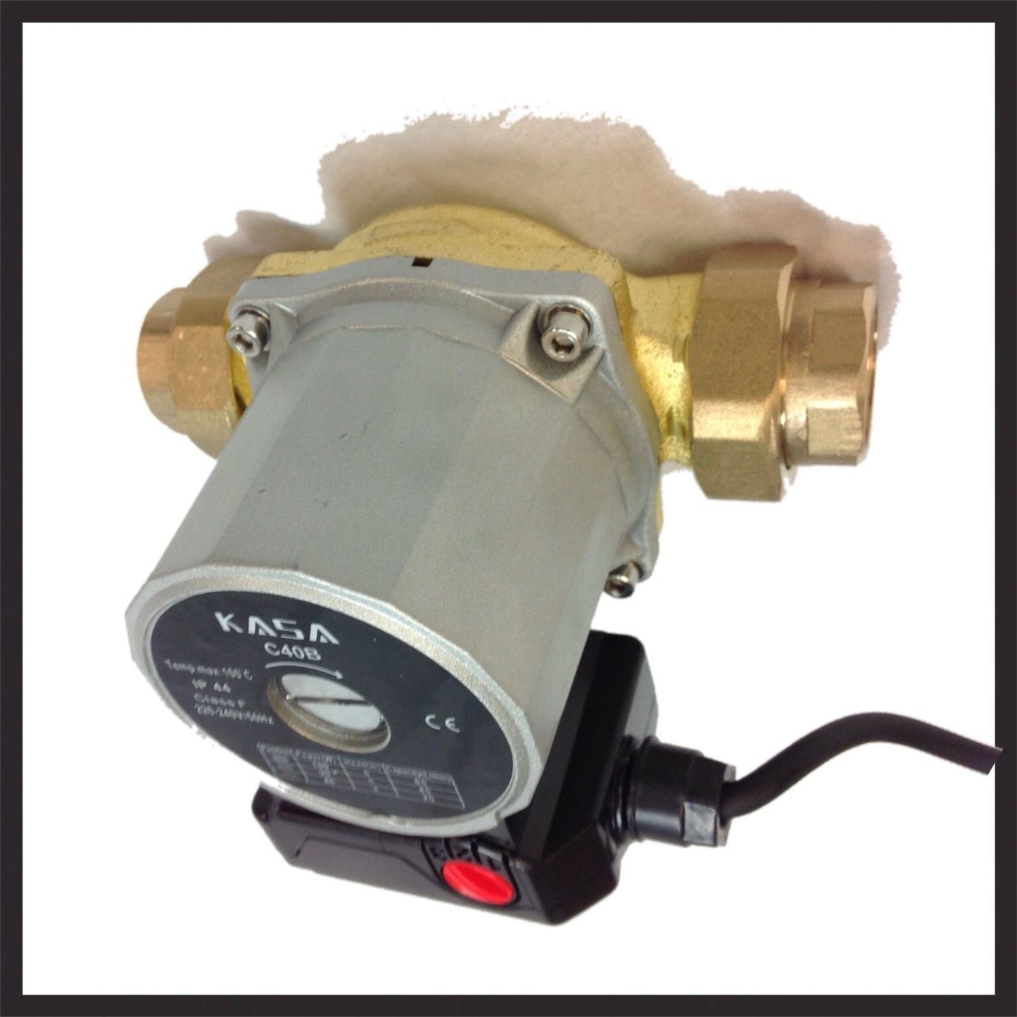 NEW 3 SPEED BRASS SOLAR HOT WATER CIRCULATION PUMP REPLACES GRUNDFOS UPS 25-60B
