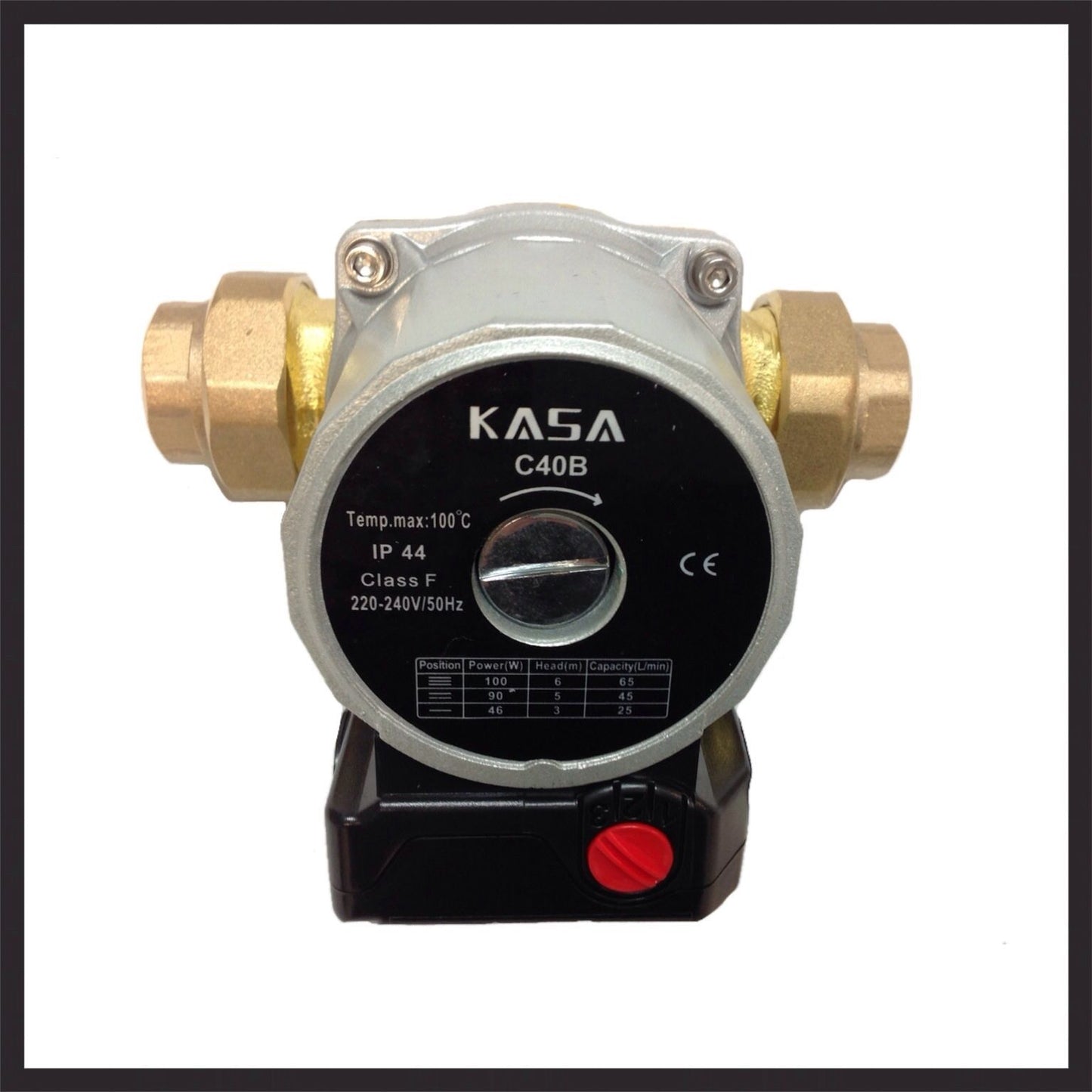 NEW 3 SPEED BRASS SOLAR HOT WATER CIRCULATION PUMP REPLACES GRUNDFOS UPS 25-60B