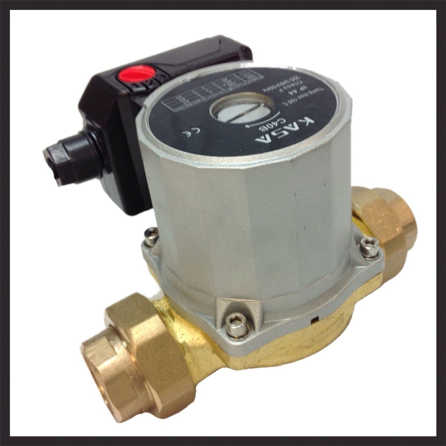 NEW 3 SPEED BRASS SOLAR HOT WATER CIRCULATION PUMP REPLACES GRUNDFOS UPS 25-60B