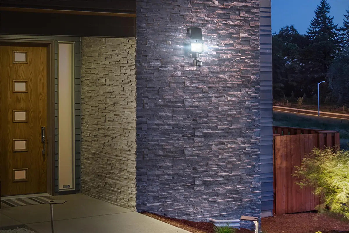 Kasa 60 LED Solar Motion Sensor Light Flood Spotlight Adjustable Outdoor Garden