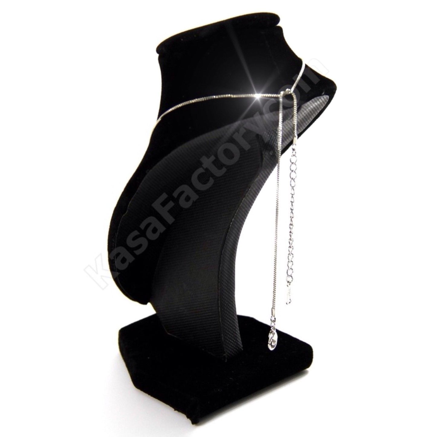 18K WHITE GOLD GF SWAROVSKI CRYSTAL LOVE HEART PENDANT NECKLACE FREE CHAIN BAG