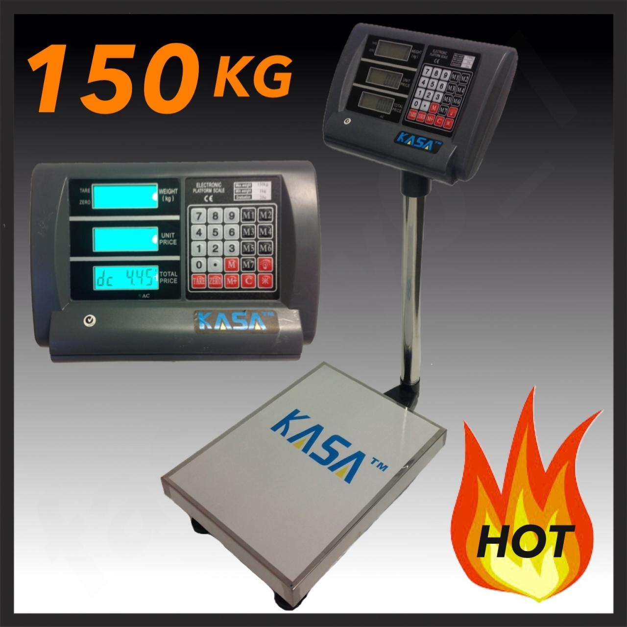 Digital Platform Scales 150KG Commercial Electronic Postal Shop Floor Scale