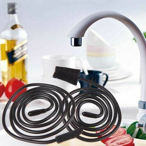 Turbo Snake Unclog Sink Tub Drain Clean Bathroom Hair Remover Kitchen Pipe Tool