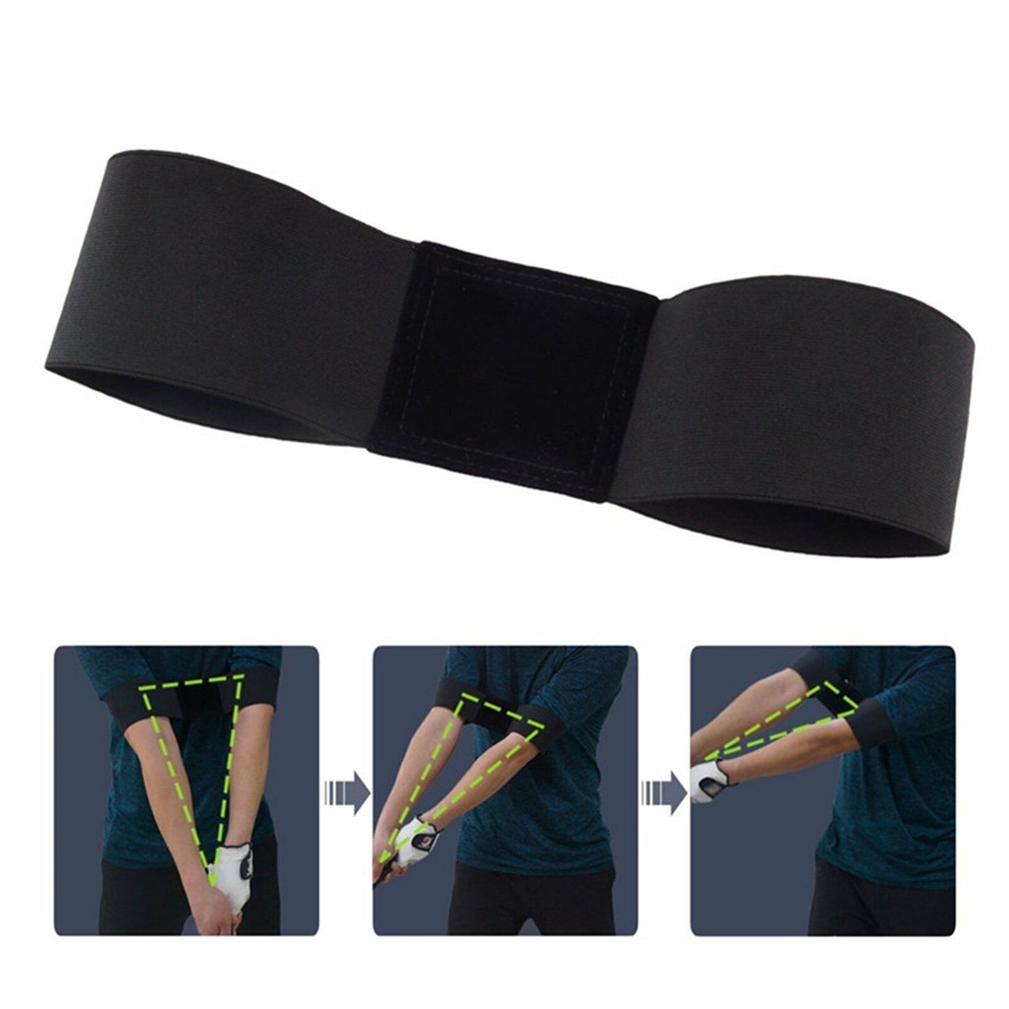 KASA Golf Power Band Swing Muscle Memory Training Belt Score Distance Technique