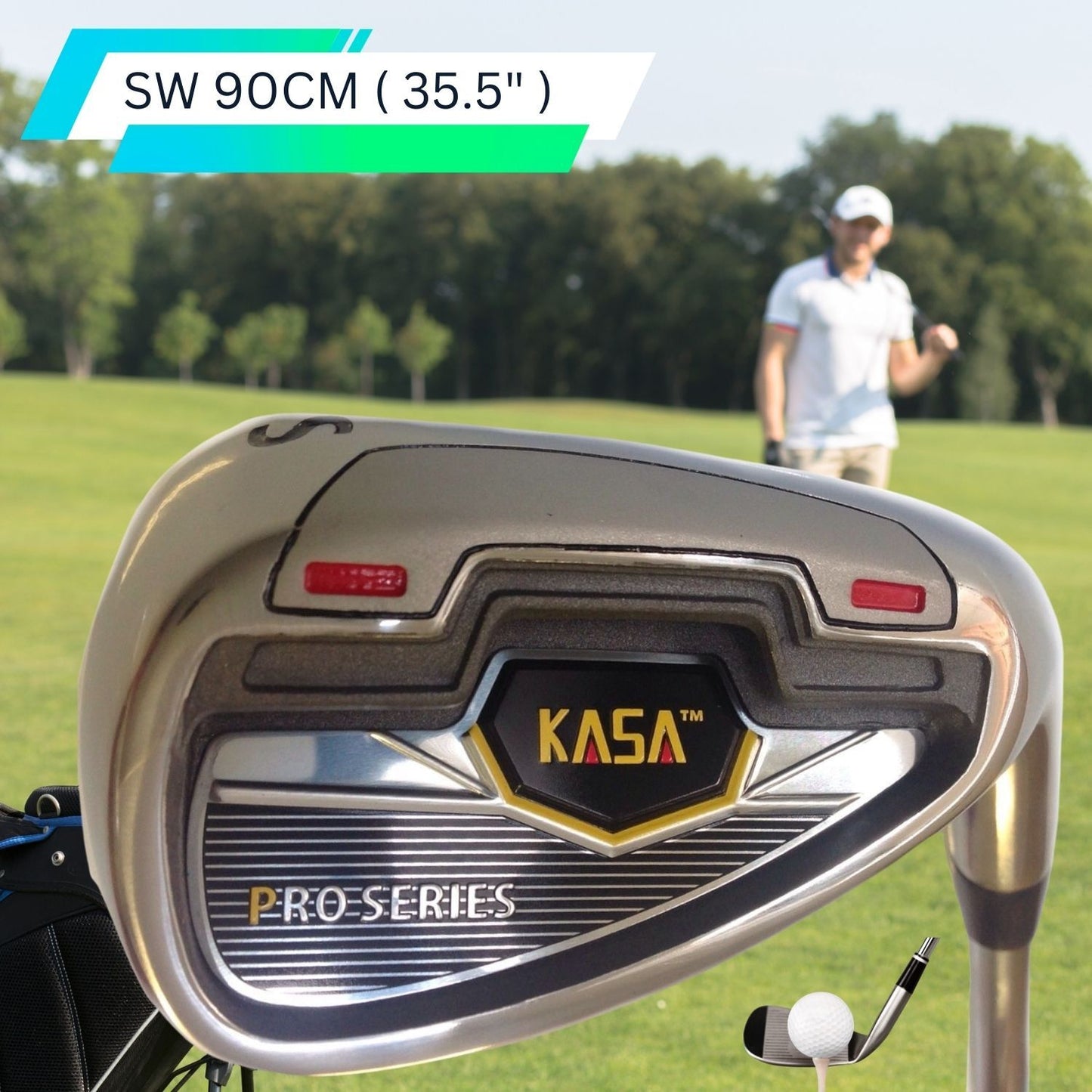 KASA PRO CLUB USA 12PC MEN'S RH GRAPHITE GOLF SET W/BAG PUTTER PREMIUM VALUE SET