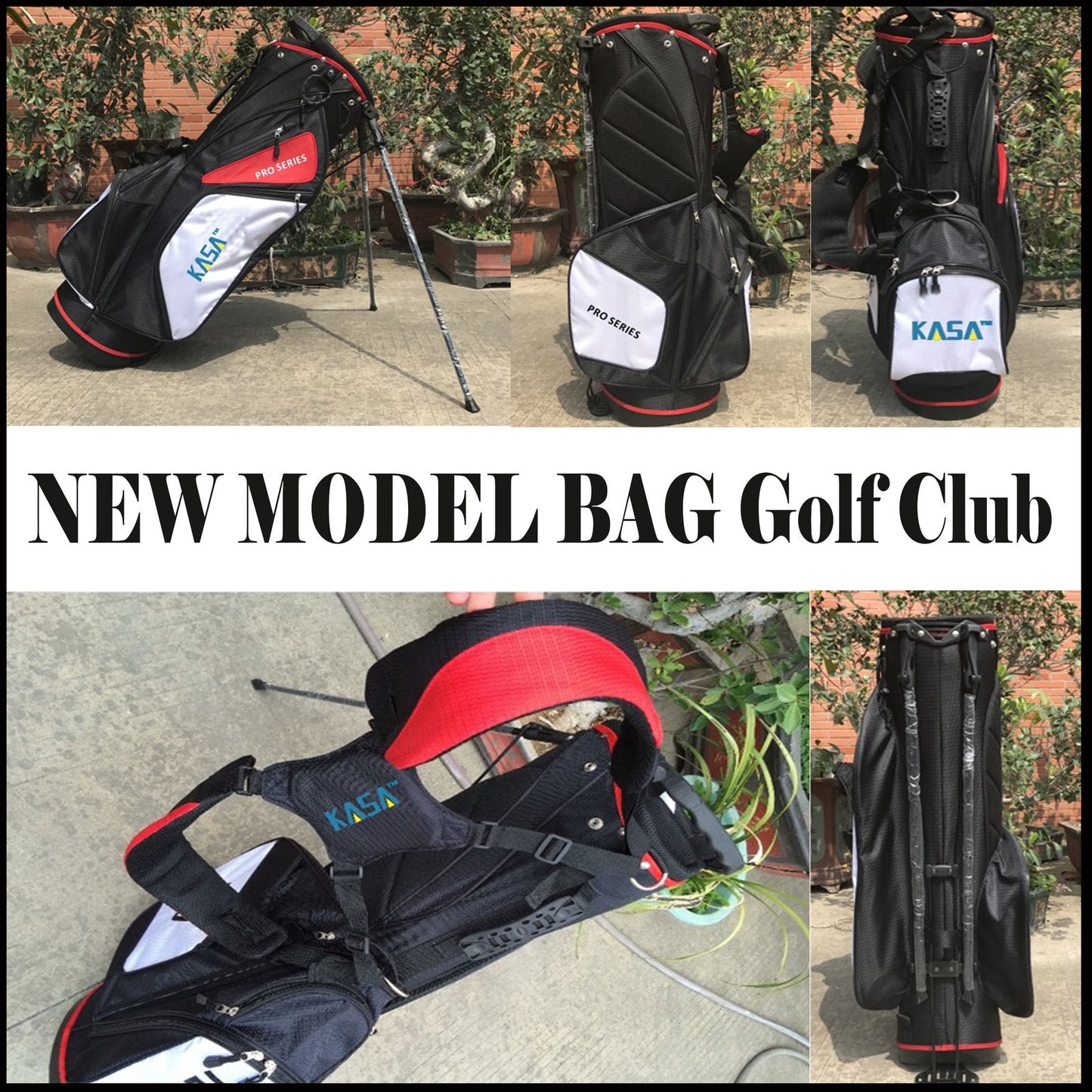 KASA PRO CLUB USA 12PC MEN'S RH GRAPHITE GOLF SET W/BAG PUTTER PREMIUM VALUE SET