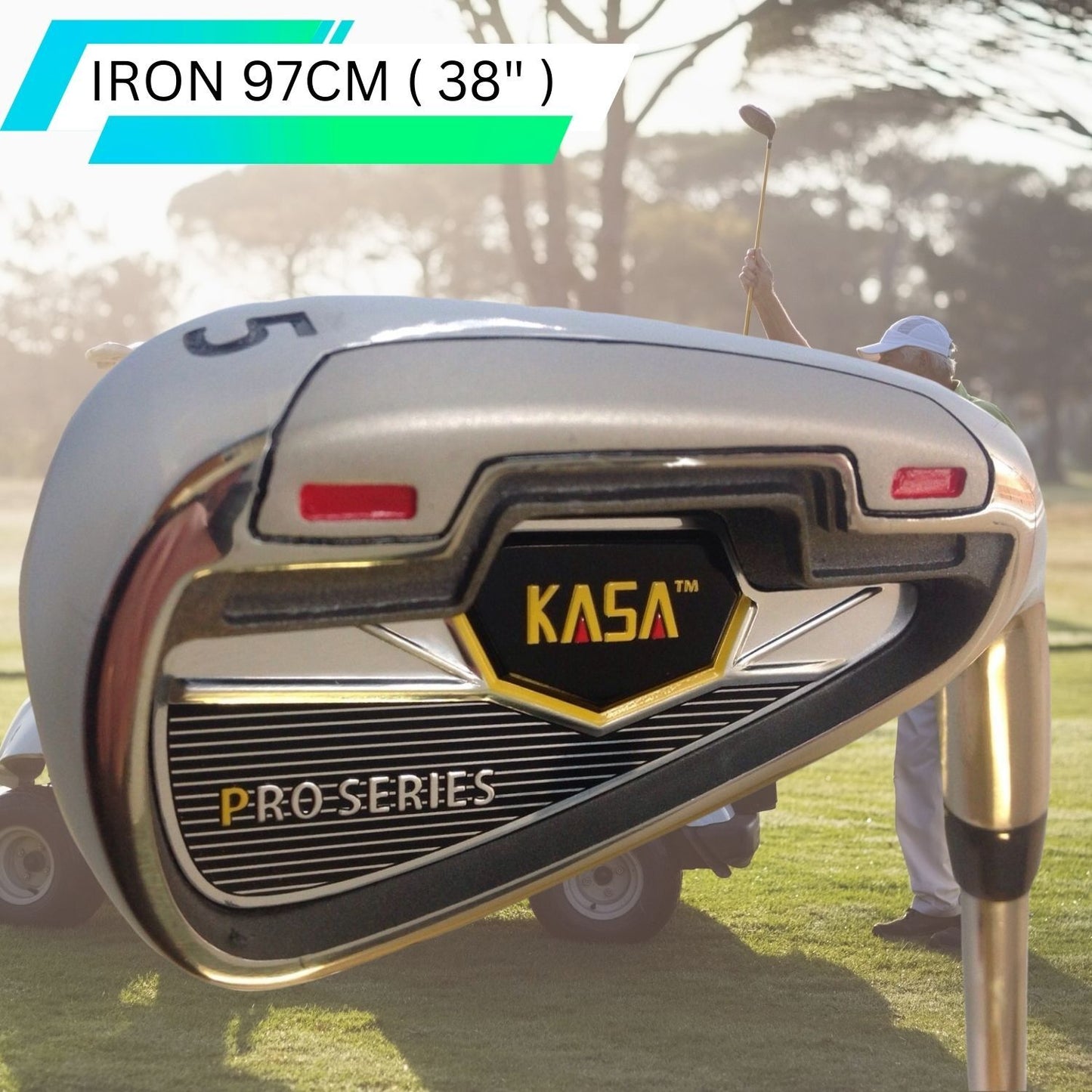 KASA PRO CLUB USA 12PC MEN'S RH GRAPHITE GOLF SET W/BAG PUTTER PREMIUM VALUE SET