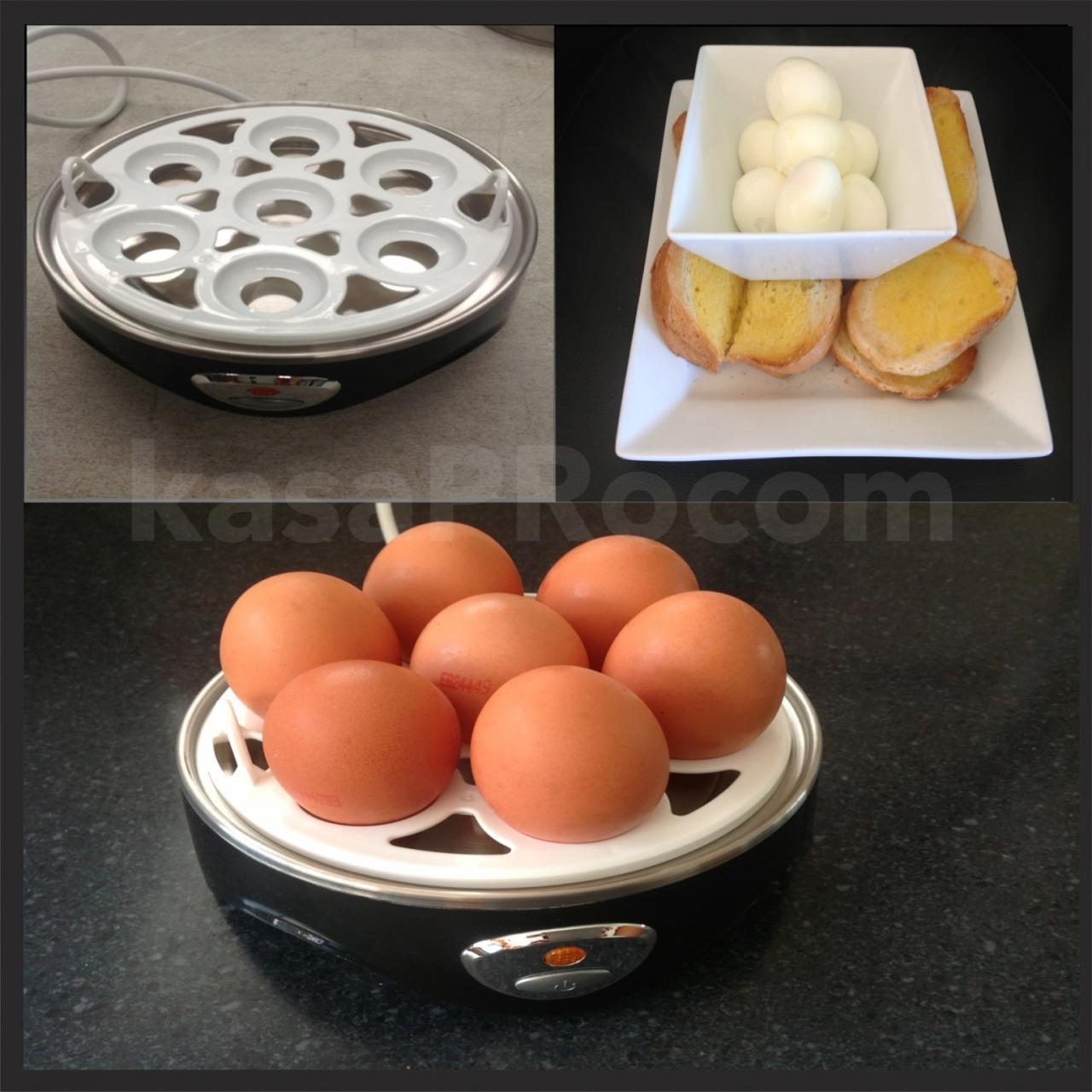 Kasa Egg Boiler 7 Eggs Fully Automatic Electric Soft Hard 2021 Stainless Steel