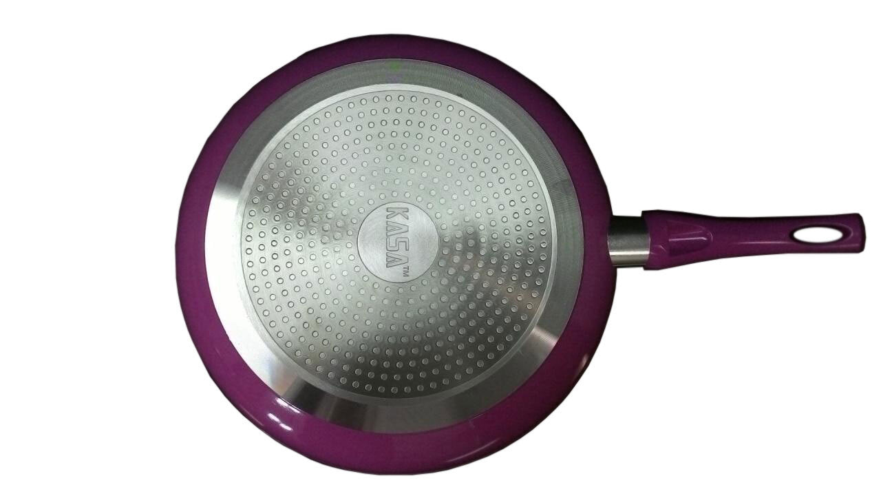 Kasa Genuine Cookware Cook Food Quickly Pink Ceramic Forge Frying Pan