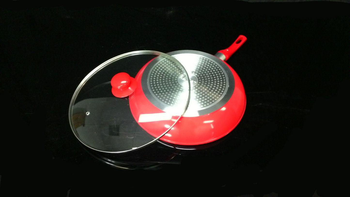 KASA Ceramic Forged Stone Marble Coated Frying Pan Bakelite Handle 30cm