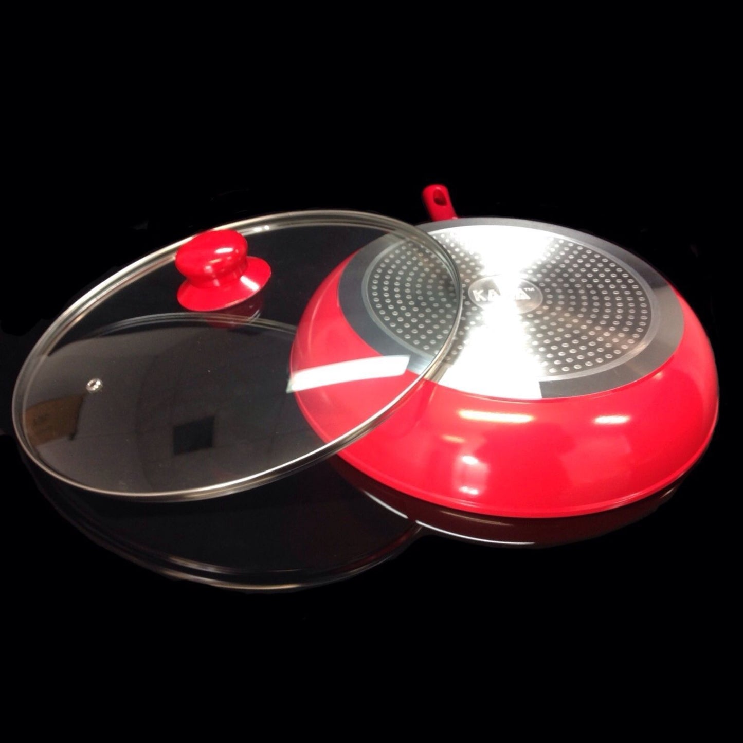 KASA Ceramic Forged Stone Marble Coated Frying Pan Bakelite Handle 30cm