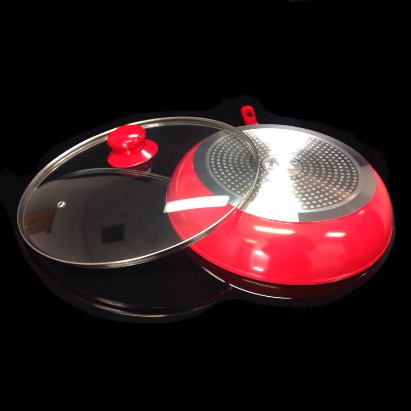 KASA Ceramic Forged Stone Marble Coated Frying Pan Bakelite Handle 30cm