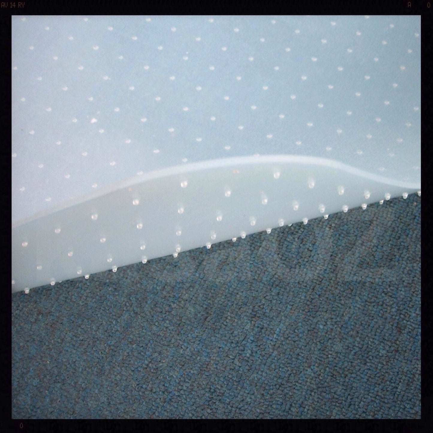 Office Chair Carpet Floor Computer Mat Vinyl Protector Pvc Chair Mat 510 X 260mm