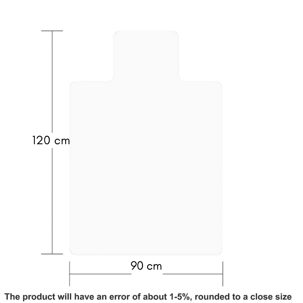 NEW LIP DESIGN HARDWOOD FLOOR CHAIR MAT THICK VINYL PROTECTOR MARBLE TILED FLOOR 120 x90 cm