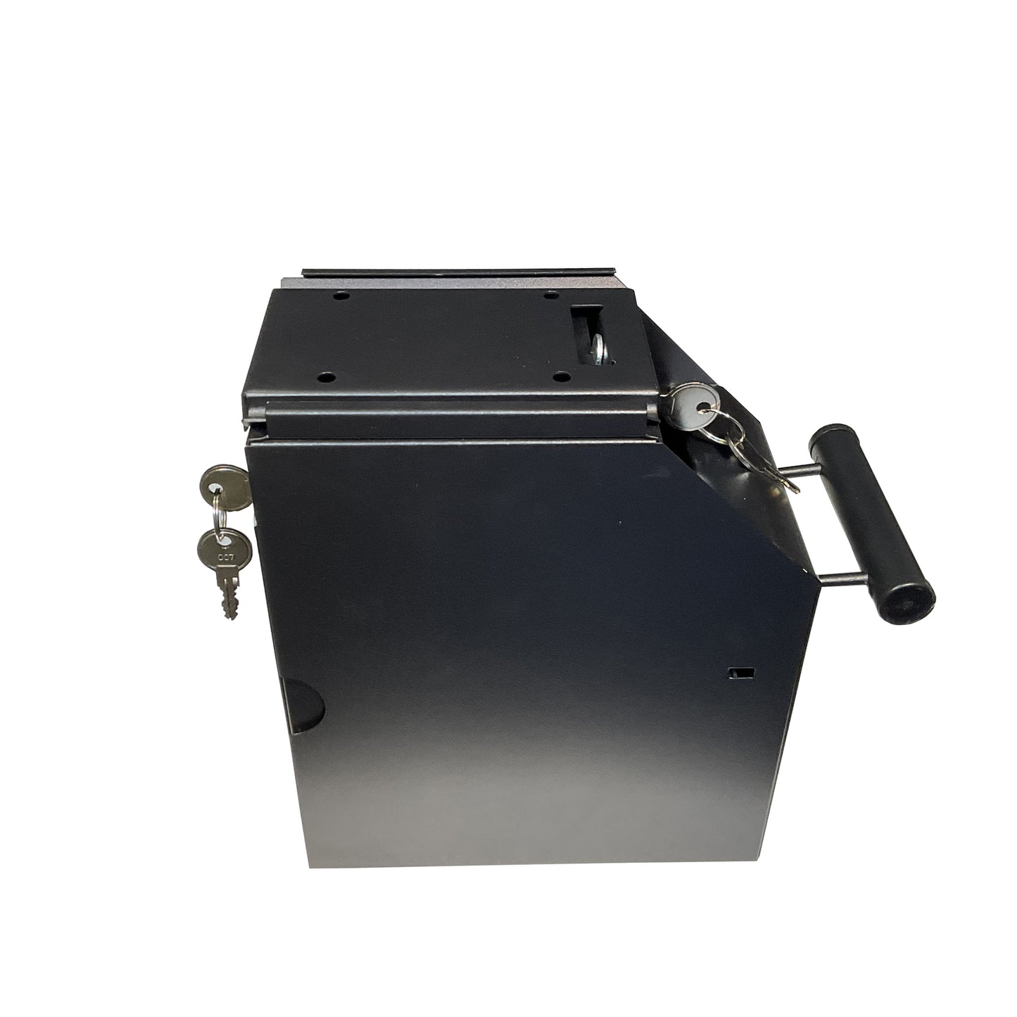 4 Point Of Sale Cash Safe Box Under Counter With 4 Keys Steel Construction