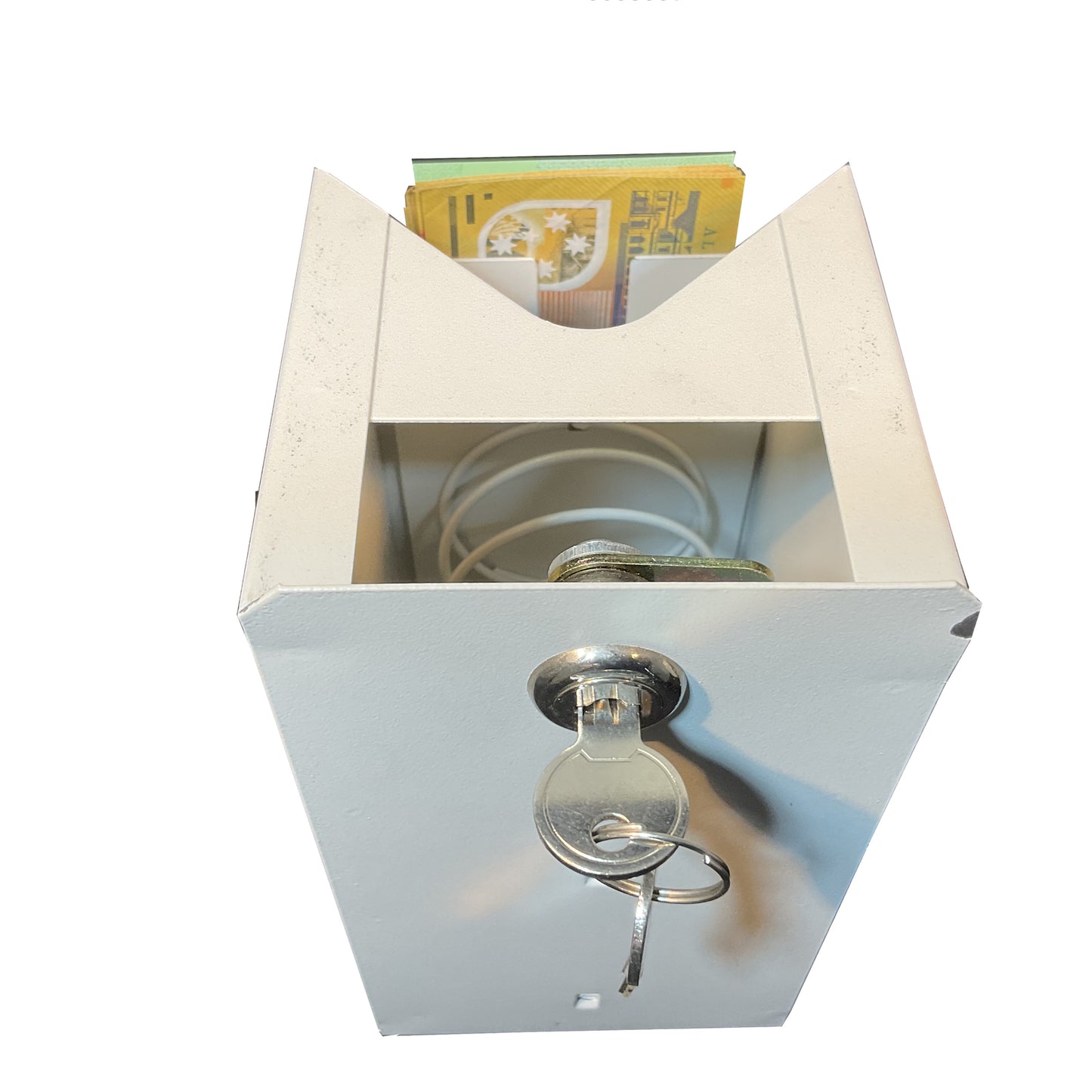 KASA Pos Cash Money Safe Box Under Table Counter Secret ATM Security Safety Locker