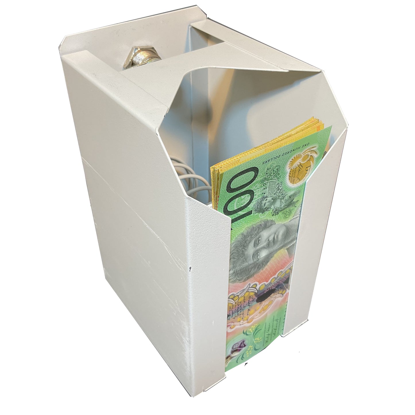KASA Pos Cash Money Safe Box Under Table Counter Secret ATM Security Safety Locker