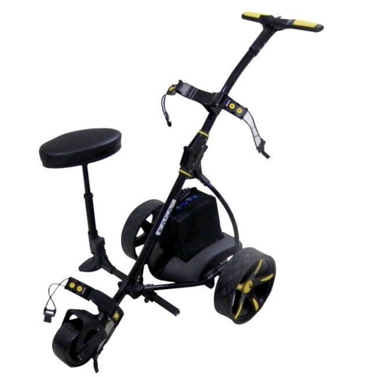 3 Wheel Digital Electric Golf Buggy Foldable Cart Non-Remote