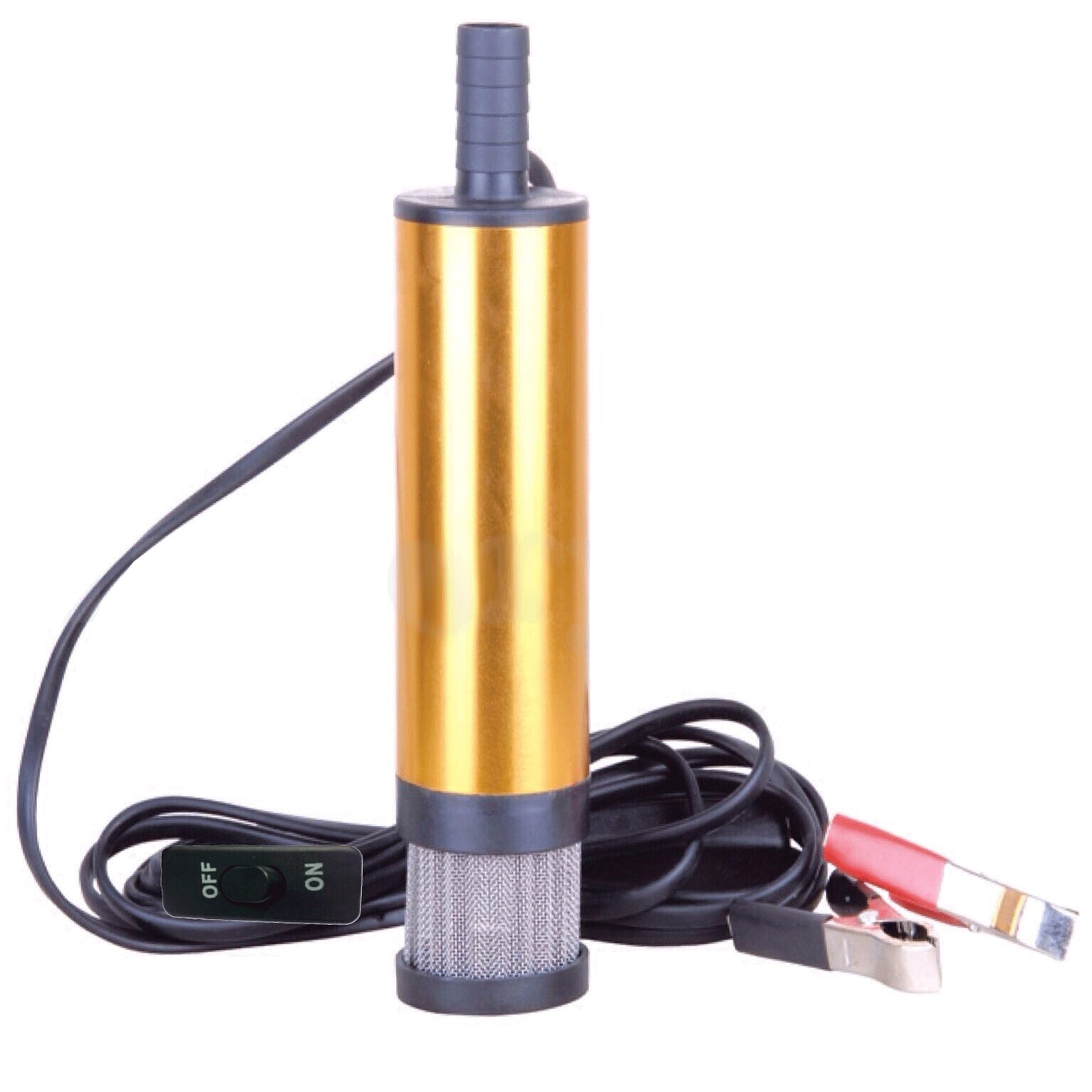 ALUMINIUM 12V DC SUBMERSIBLE TRANSFER DIESEL OIL SOLAR PUMP 44 GALLON DRUM PUMP