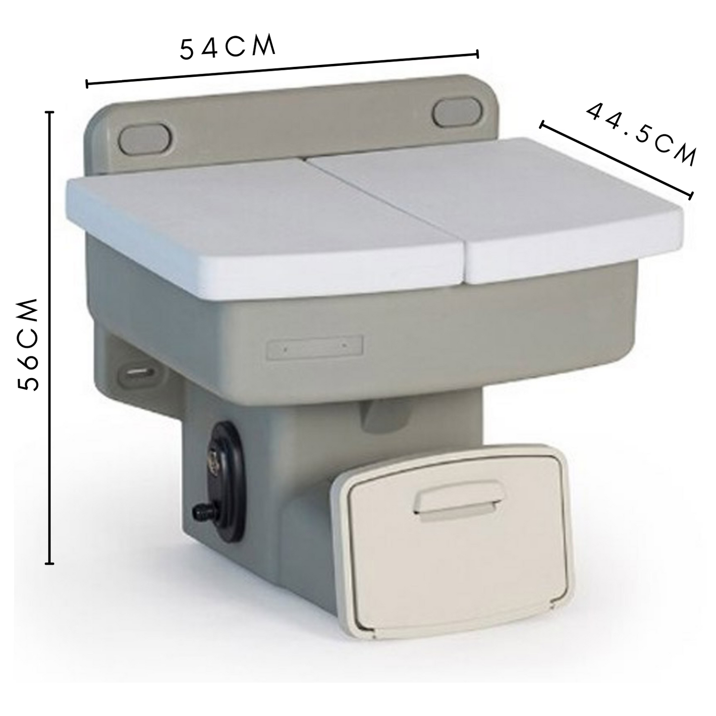 KASA Outdoor Patio Sink Caravan Wall Mounted BBQ Garden Kitchen Camping Fishing BBQ w/ Hose Holder