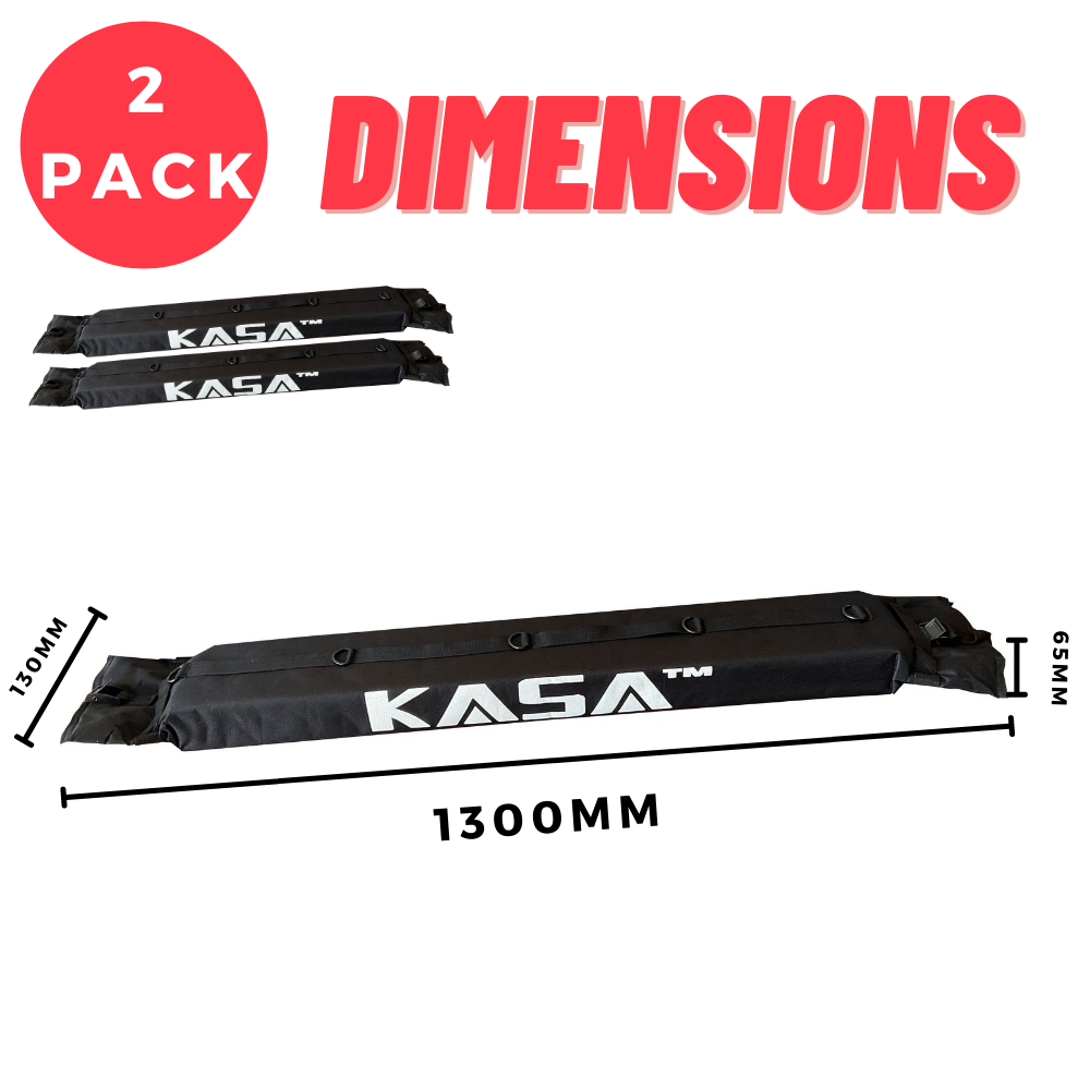 New kasa Style double Soft Roof Racks car roof Universal Car Roof Luggage Carrier Kayak Surfboard Canoe