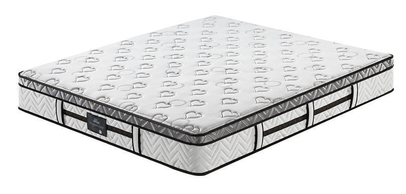 King Size Foam Mattress Pocket Spring Euro Latex Top 6 Turns 30 cm Thick Dream
