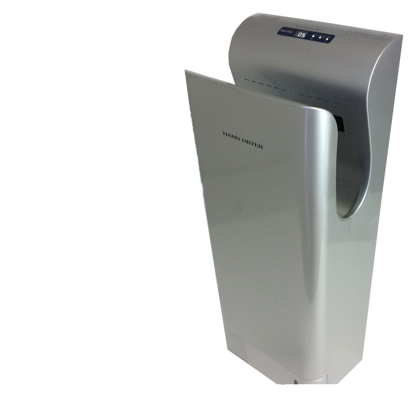 AUTOMATIC HAND DRYER, SILVER, COMMERCIAL GRADE BATHROOM, RESTROOM, TOILET