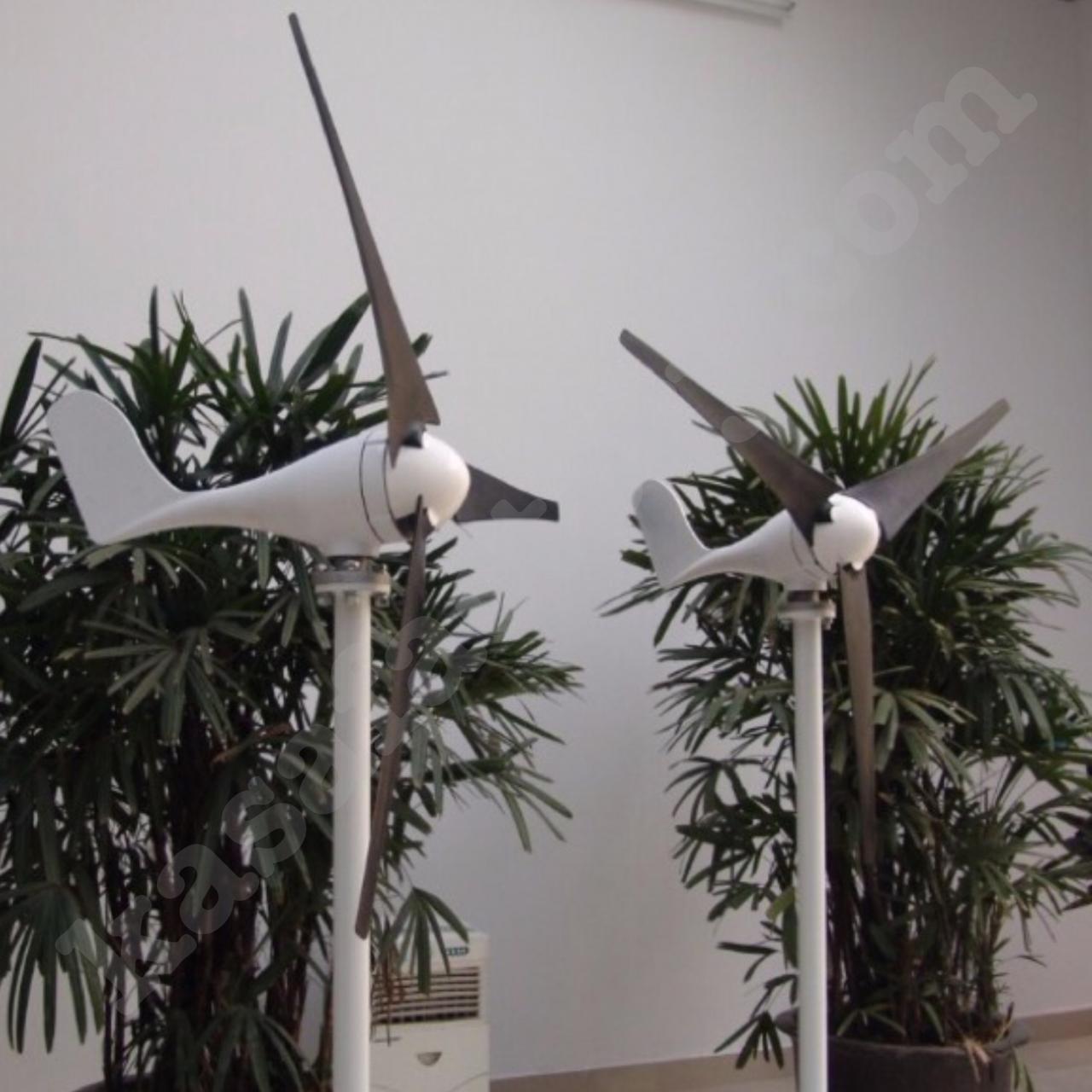 300W 12V Wind Turbine Generator 3 Blade - Digital Hybrid Wind/Solar Controller