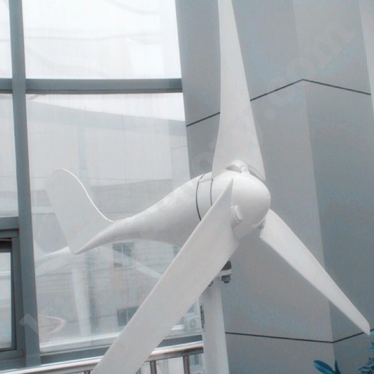 300W 12V Wind Turbine Generator 3 Blade - Digital Hybrid Wind/Solar Controller