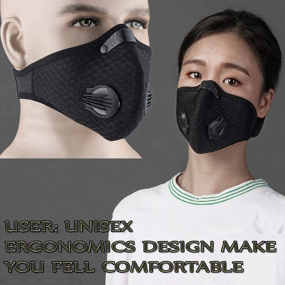KASA Reusable Face Anti Pollution Dust Mouth Mask Cover Protective Unisex Masks